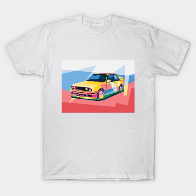 E30 M3 T-Shirt by Shuriken